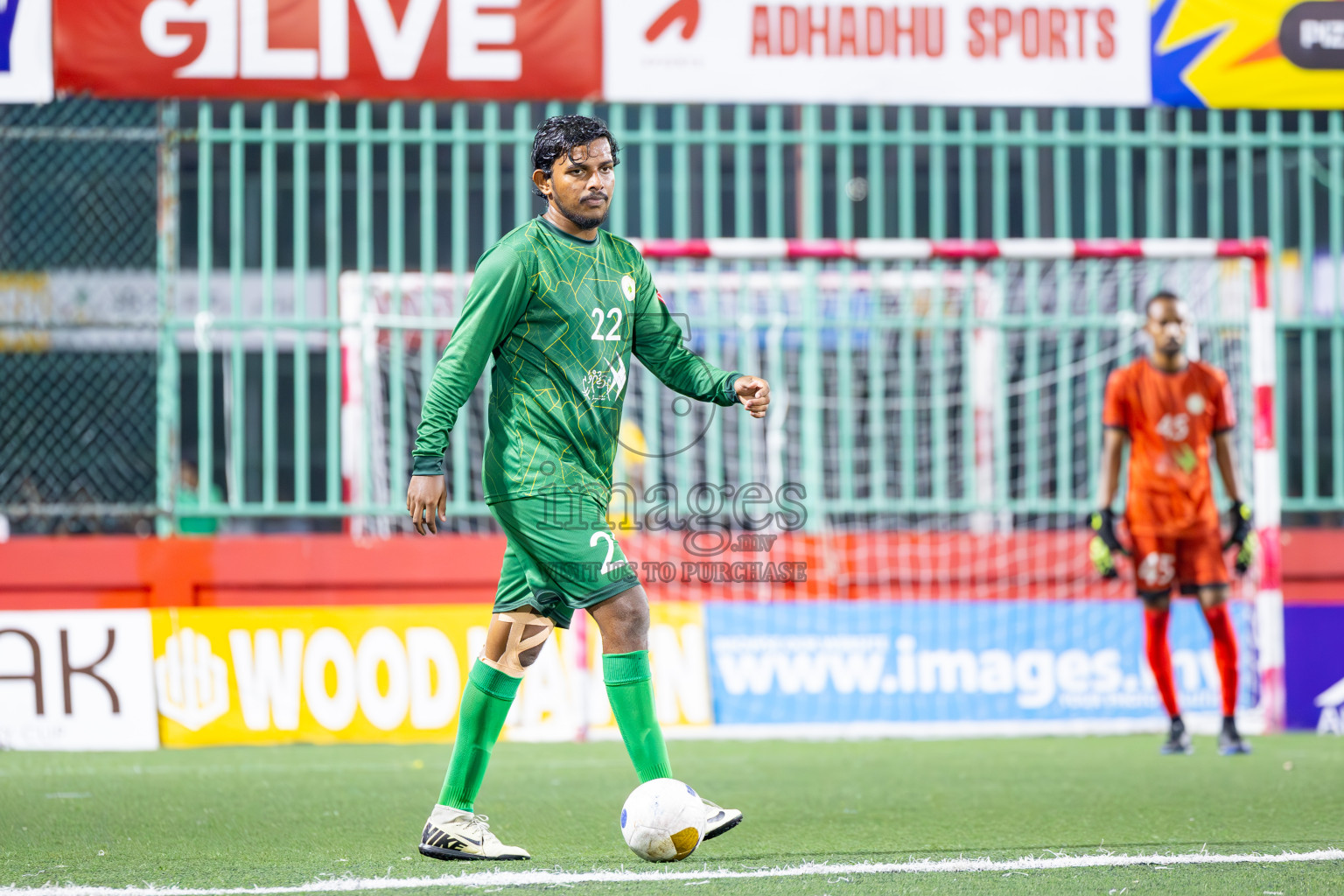 R Rasgetheemu vs R Maduvvari in Day 14 of Golden Futsal Challenge 2025 was held on Saturday, 18th January 2025, in Hulhumale', Maldives. Photos: Ismail Thoriq / images.mv