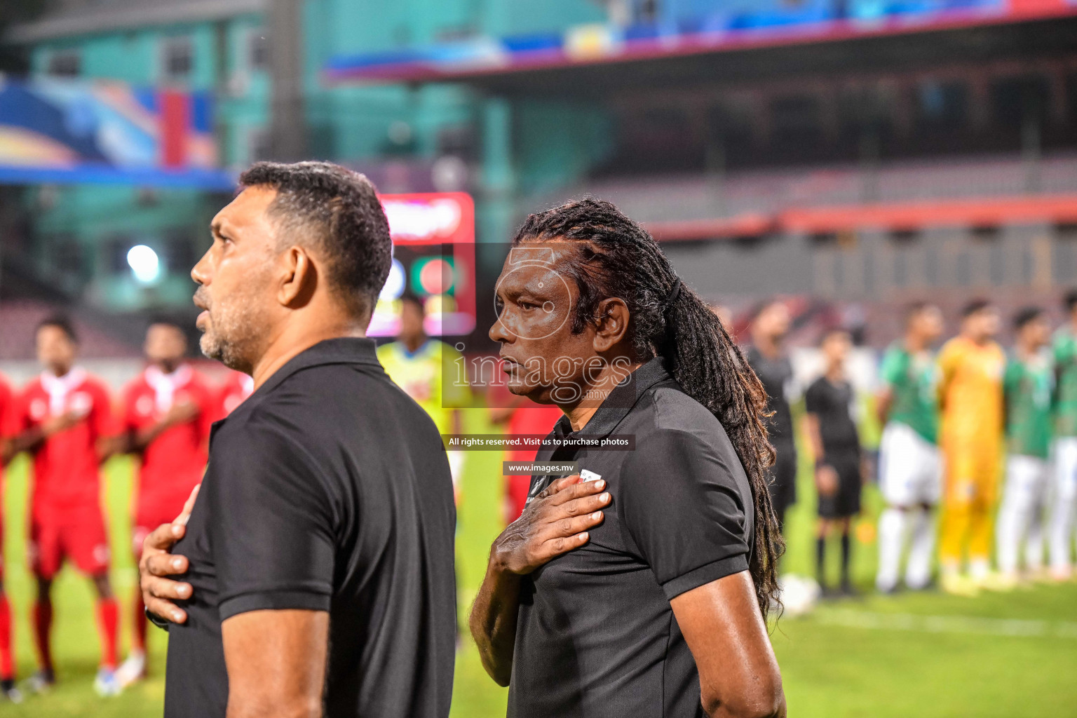 Maldives vs Bangladesh Friendly Match 24 Mar 2022 at Galolhu Rasmee Stadium Malé photos by Nausham Waheed