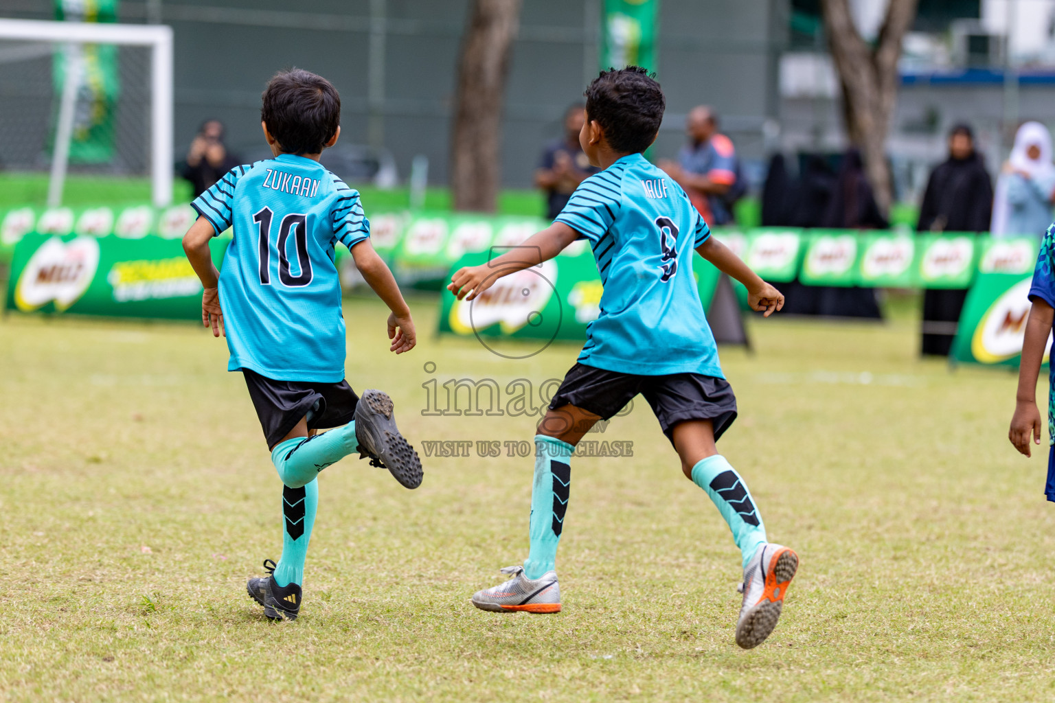 Day 1 of MILO SVAM Juniors 2025 (U-8) was held at Henveiru Stadium in Male', Maldives on Thursday, 26th June 2025. 
Photos: Hassan Simah / images.mv