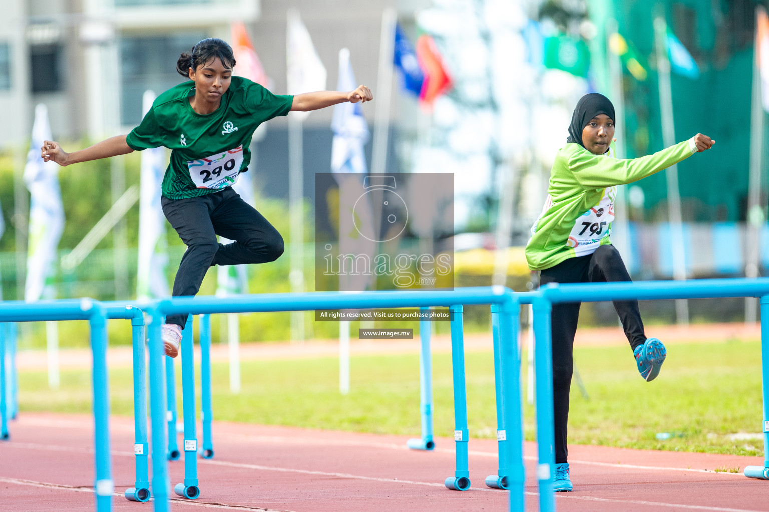 Day four of Inter School Athletics Championship 2023 was held at Hulhumale' Running Track at Hulhumale', Maldives on Wednesday, 17th May 2023. Photos: Nausham Waheed/ images.mv