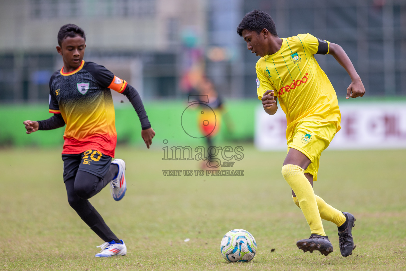 Eagles vs Maziya (U12) in Dhivehi Youth League 2024 - Day 2. Matches held at Henveiru Stadium on 22nd November 2024 , Friday. Photos: Shuu Abdul Sattar/ Images.mv