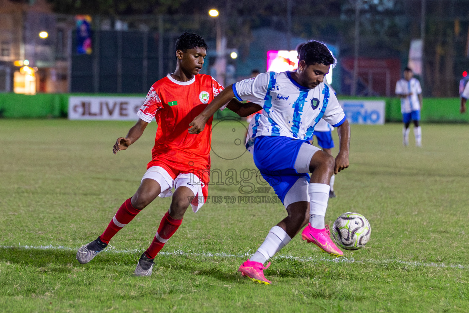 Super United Sports vs Huriyya (U16) in Day 8 of Dhivehi Youth League 2024 held at Henveiru Stadium on Monday, 2nd December 2024. Photos: Mohamed Mahfooz Moosa / Images.mv