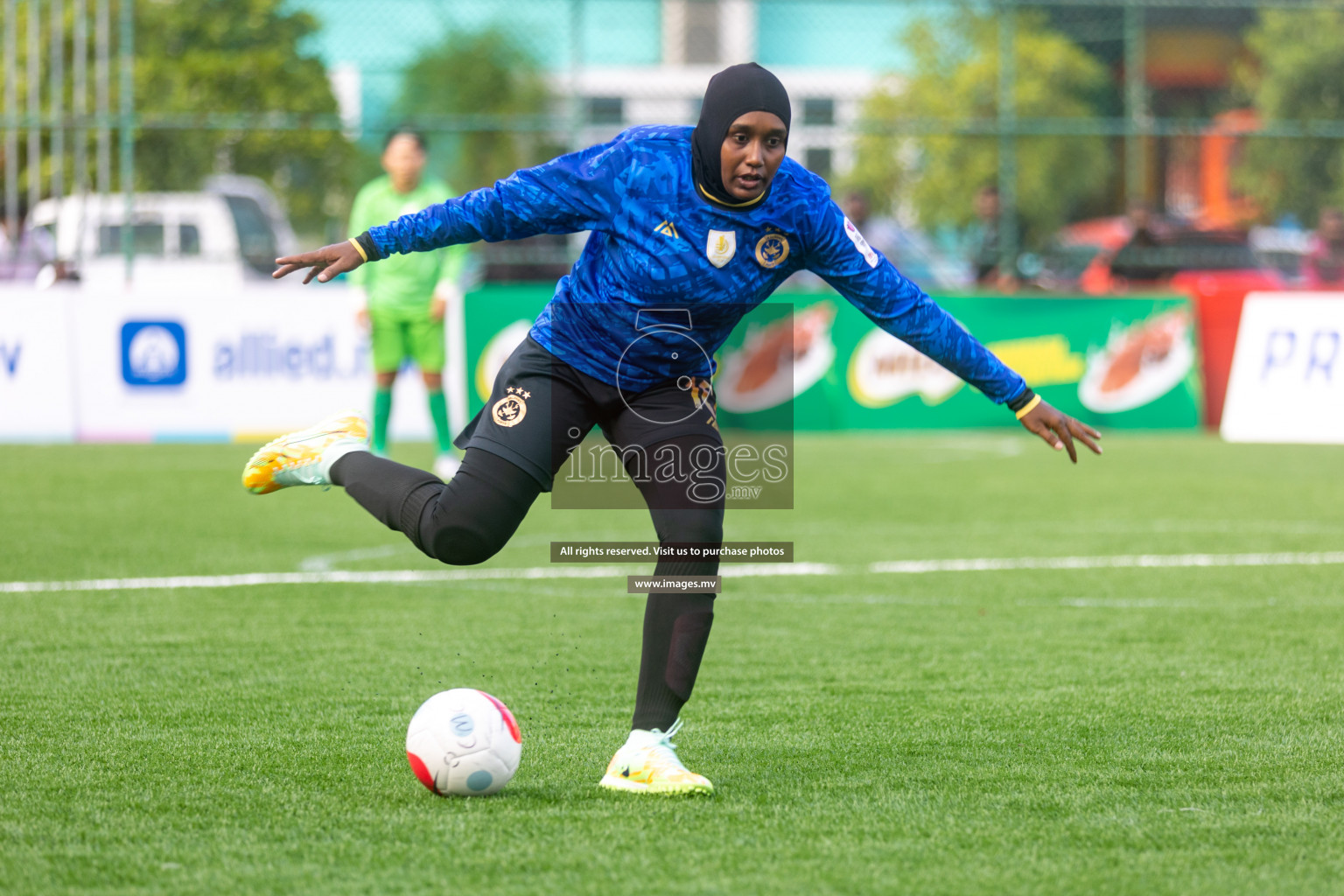 MPL vs Team Fenaka in Eighteen Thirty Women's Futsal Fiesta 2022 was held in Hulhumale', Maldives on Wednesday, 12th October 2022. Photos: Ismail Thoriq / images.mv