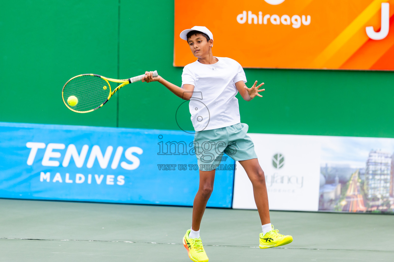 Day 6 of ATF Maldives Junior Open Tennis was held in Male' Tennis Court, Male', Maldives on Tuesday, 17th December 2024. Photos: Nausham Waheed/ images.mv