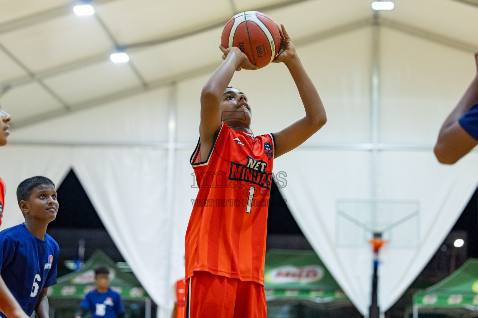 Milo 5 x 5 Junior Challenge 2025 - Basketball tournament held in Basketball Training Center, Male', Maldives on Thursday, 09th October 2025. 
Photo by: Hassan Simah / Images.mv