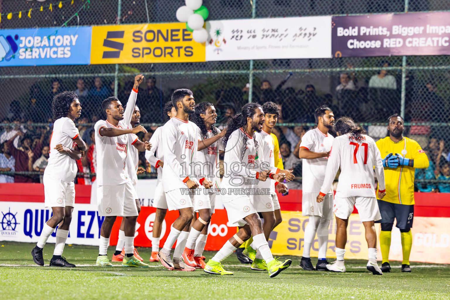 L Gan vs L Isdhoo in Laamu Atoll Finals Day 26 of Golden Futsal Challenge 2025 was held on Thursday , 30th January 2025, in Hulhumale', Maldives. Photos: Ismail Thoriq / images.mv