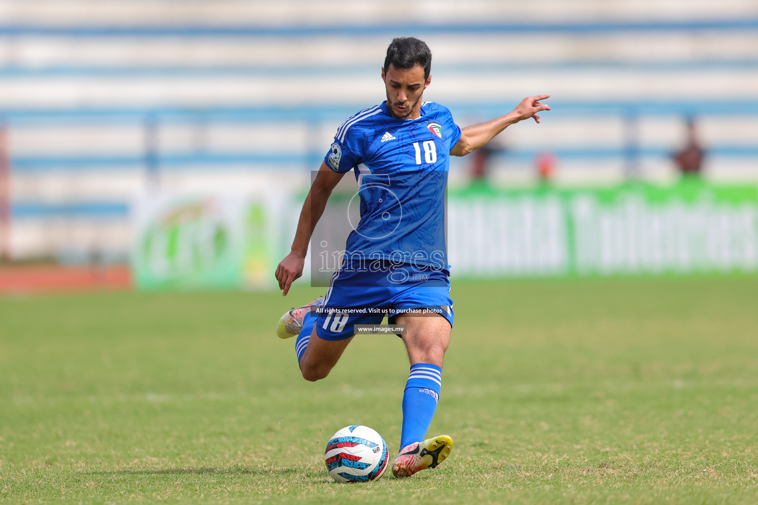 Kuwait vs Bangladesh in the Semi-final of SAFF Championship 2023 held in Sree Kanteerava Stadium, Bengaluru, India, on Saturday, 1st July 2023. Photos: Nausham Waheed, Hassan Simah / images.mv