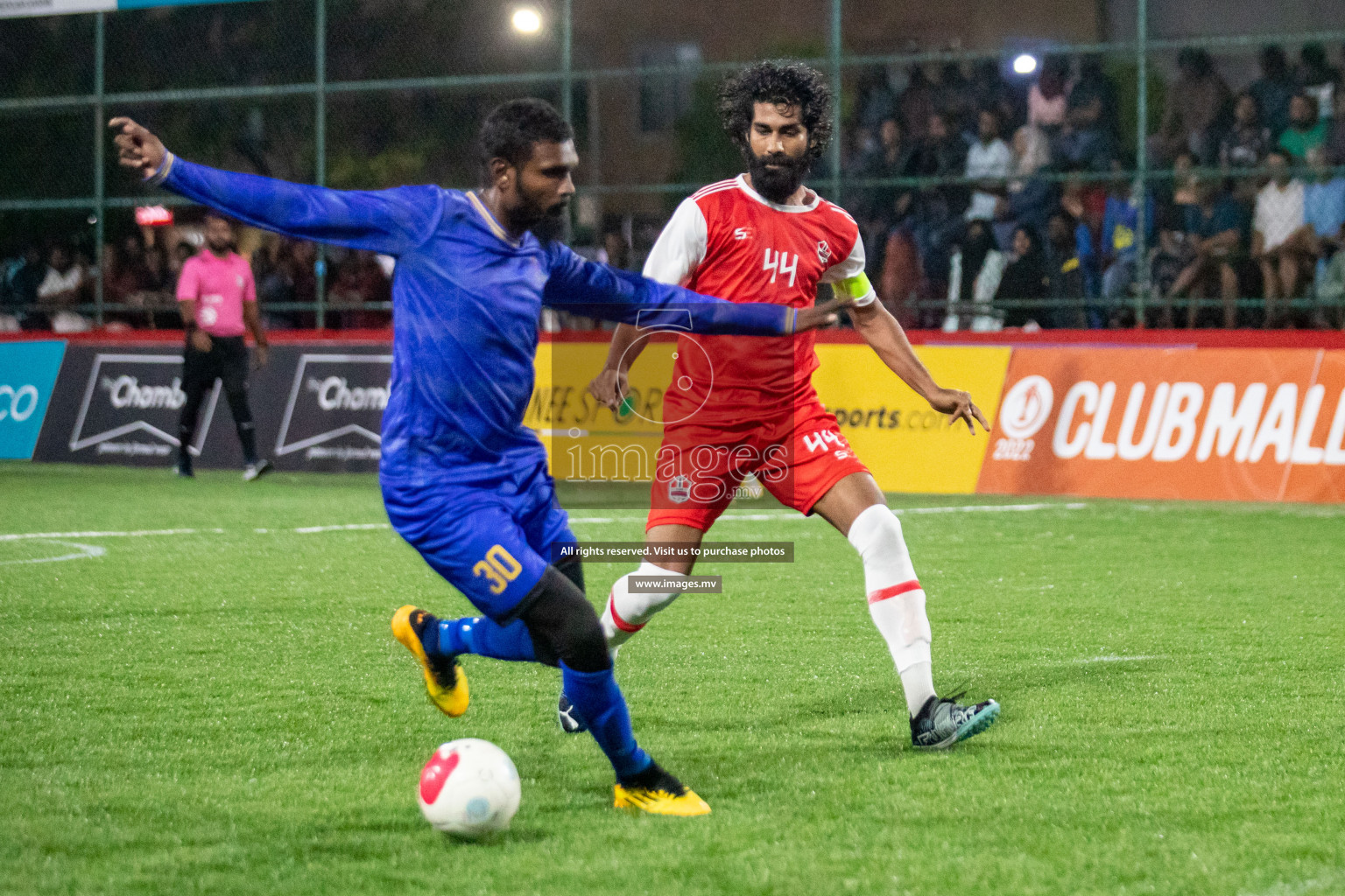 Customs RC vs Club Aasandha in Club Maldives Cup 2022 was held in Hulhumale', Maldives on Saturday, 15th October 2022. Photos: Hassan Simah/ images.mv