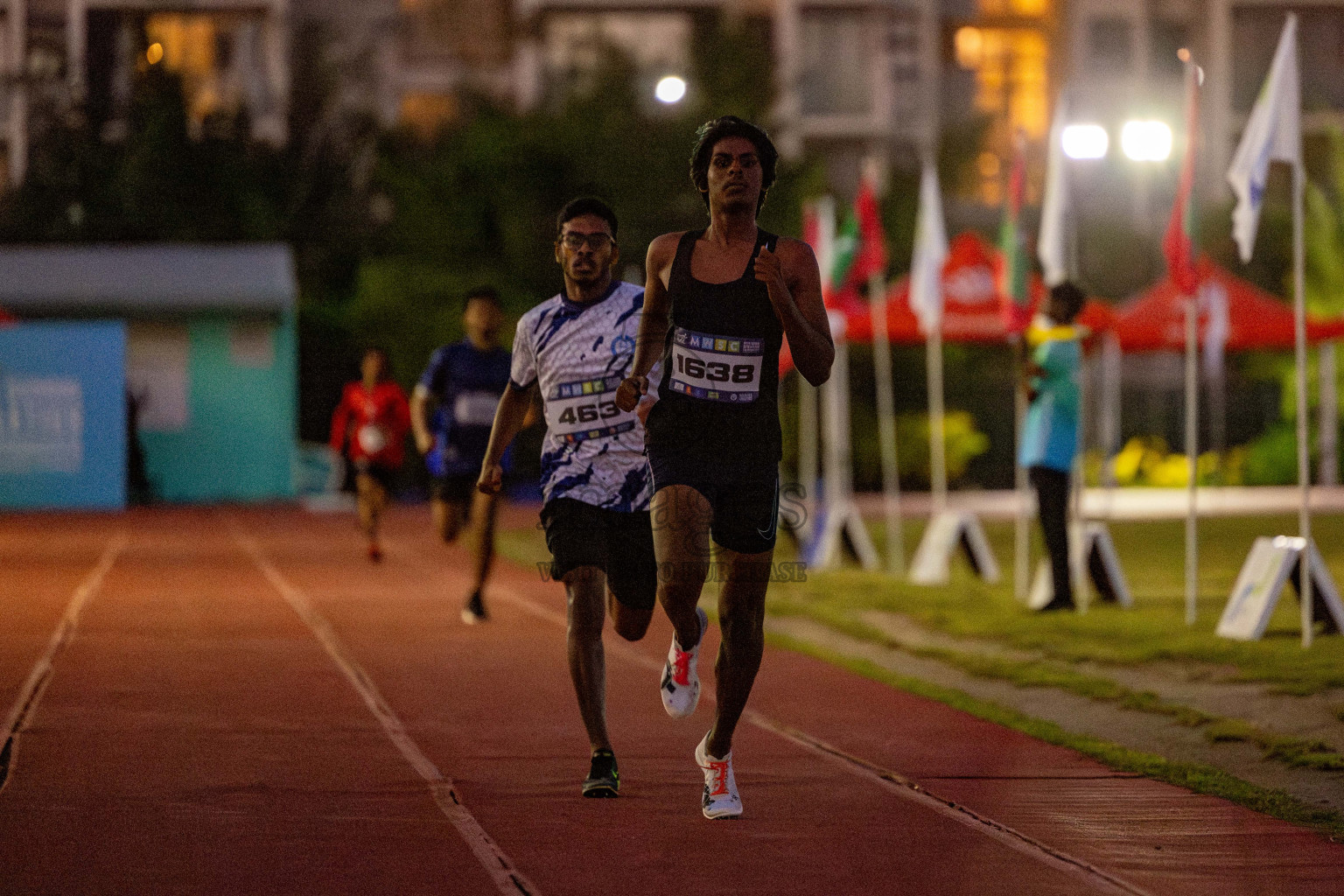 Day 1 of MWSC Interschool Athletics Championships 2024 held in Hulhumale Running Track, Hulhumale, Maldives on Saturday, 9th November 2024. 
Photos by: Hassan Simah / Images.mv