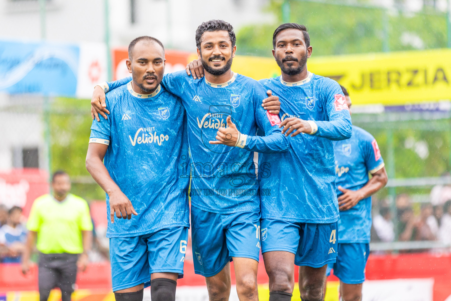 N. Miladhoo vs N.Velidhoo in Day 21 of Golden Futsal Challenge 2025 was held on Saturday , 25 January 2025, in Hulhumale', Maldives. Photos: Shuu Abdul Sattar, / images.mv