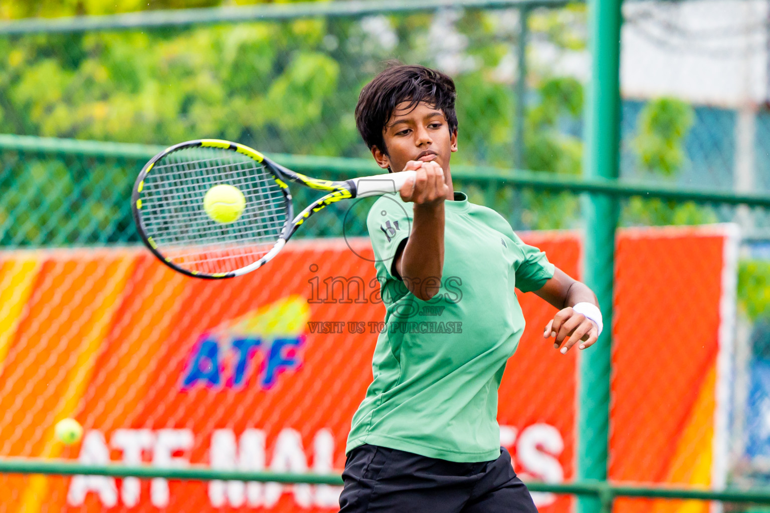 Day 6 of ATF Maldives Junior Open Tennis was held in Male' Tennis Court, Male', Maldives on Tuesday, 17th December 2024. Photos: Nausham Waheed/ images.mv