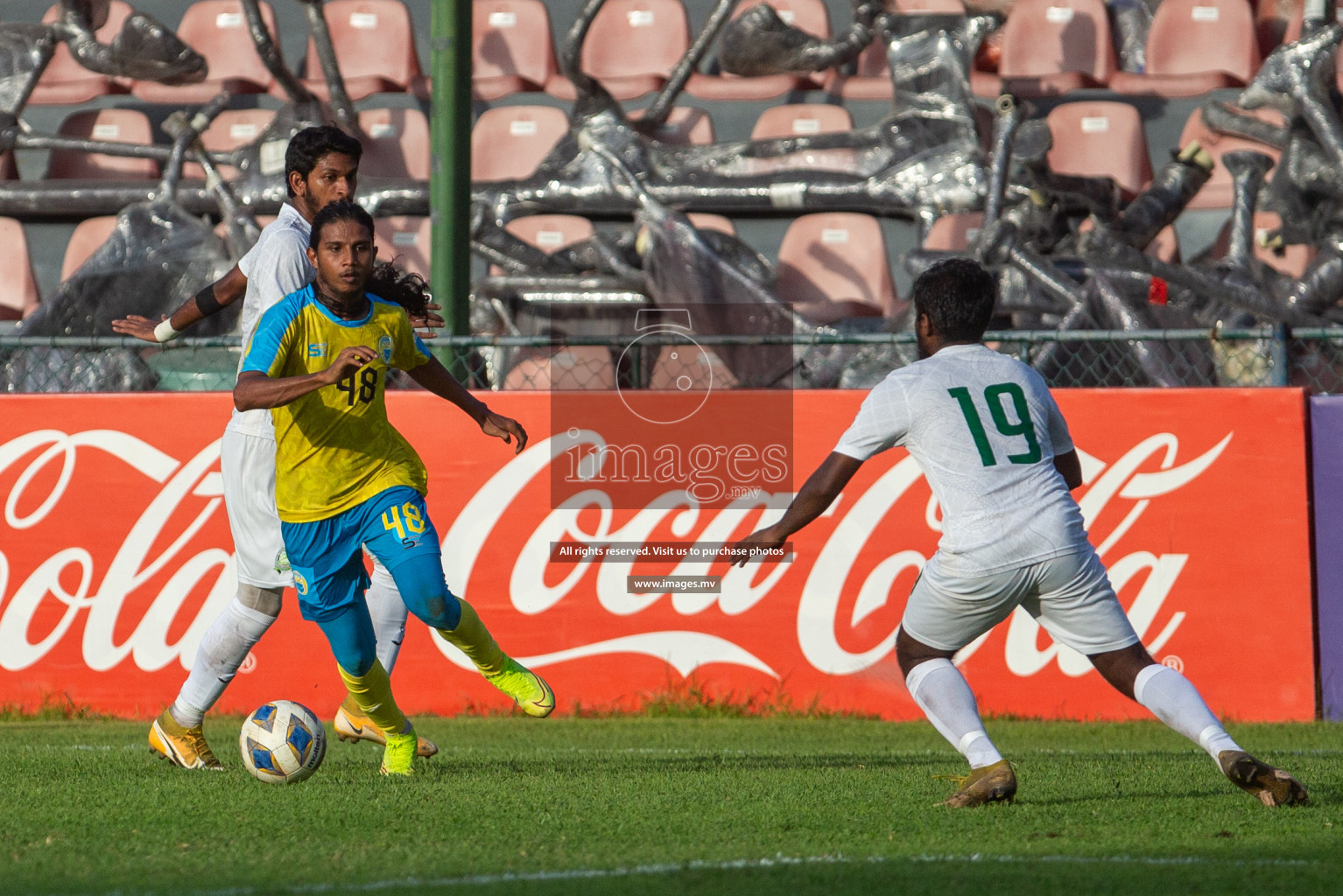 Club Valencia vs Club Green Streets in Ooredoo Dhivehi Premier League 2021/22 on 12th July 2022, held in National Football Stadium, Male', Maldives Photos: Maanish/ Images mv