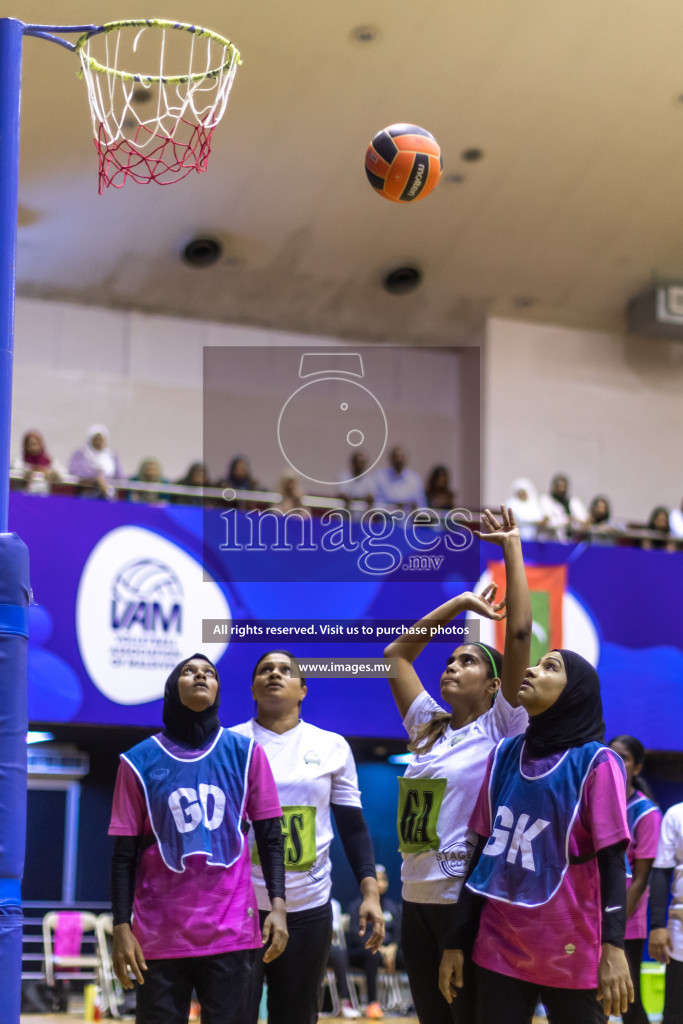 Sports Club Shining Star vs Club Green Streets in the Milo National Netball Tournament 2022 on 17 July 2022, held in Social Center, Male', Maldives. Photographer: Hassan Simah / Images.mv