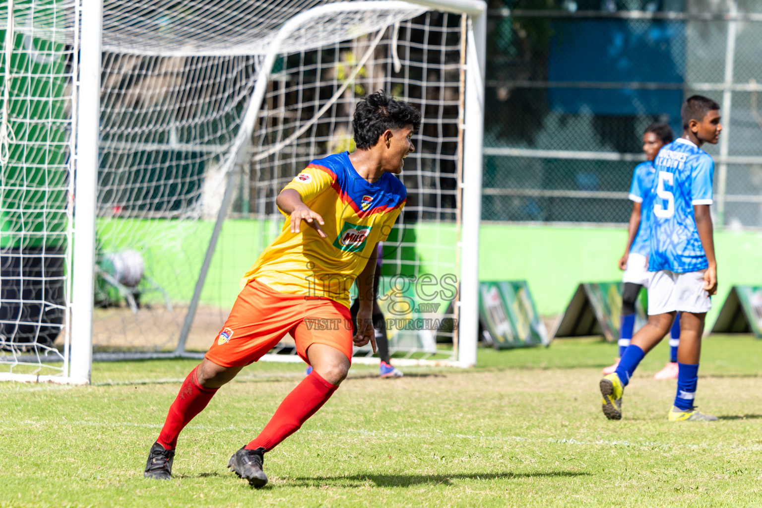 Day 4 of MILO Academy Championship 2024 (U-14) was held in Henveyru Stadium, Male', Maldives on Sunday, 3rd November 2024. 
Photos: Hassan Simah / Images.mv