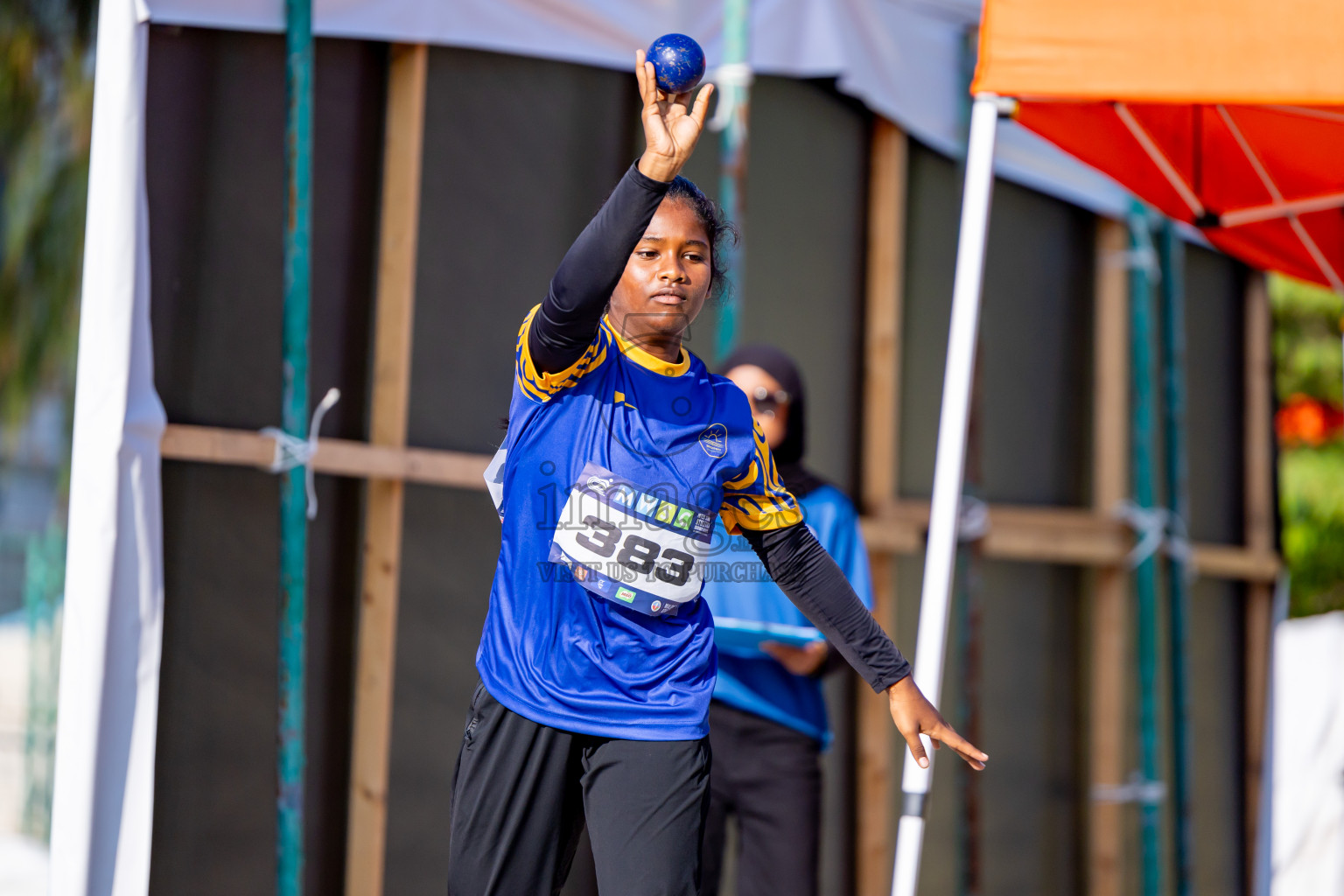 Day 4 of MWSC Interschool Athletics Championships 2024 held in Hulhumale Running Track, Hulhumale, Maldives on Tuesday, 12th November 2024. Photos by: Nausham Waheed / Images.mv