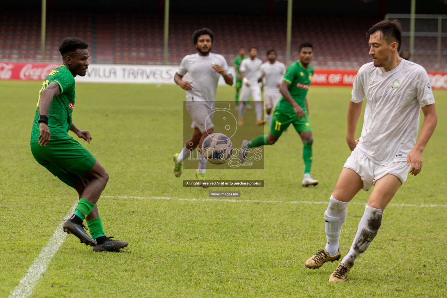 Maziya SRC vs Club Green Streets in Ooredoo Dhivehi Premier League 2021/22 held on 02 July 2022 in National Football Stadium, Male', Maldives