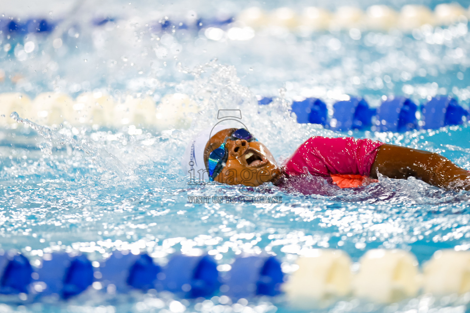 Day 4 of BML 6th National Kids Swimming Kids Festival 2025 held in Hulhumale', Maldives on Thursday, 6th November 2024. 
Photos: Hassan Simah / images.mv