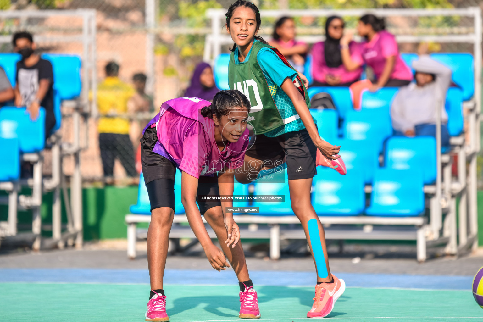 Day 11 of Junior Netball Championship 2022 held in Male', Maldives. Photos by Nausham Waheed