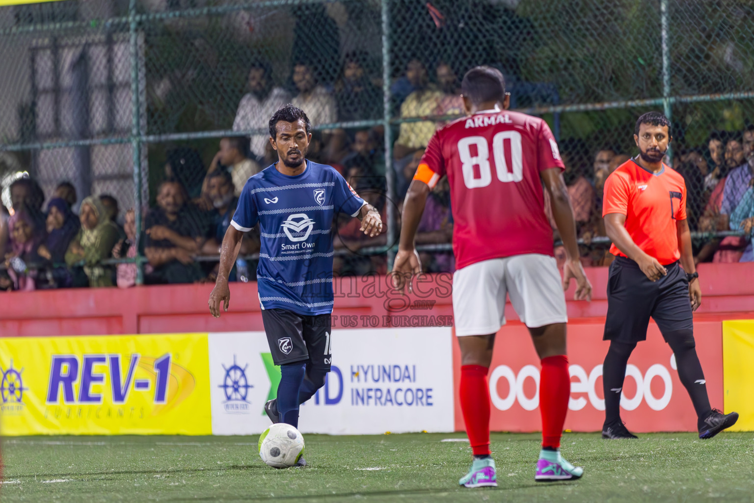 K Gaafaru vs K Kaashidhoo on Day 34 of Golden Futsal Challenge 2024 was held on Monday, 19th February 2024, in Hulhumale', Maldives
Photos: Ismail Thoriq / images.mv