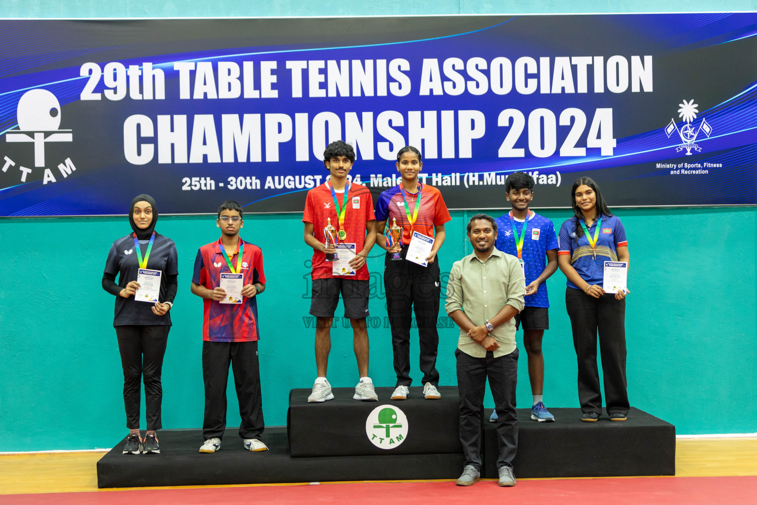 29th Table Tennis Association Championship 2024, 30th August 2024 at Male'TT Hall,Photos by Shuu Abdul Sattar