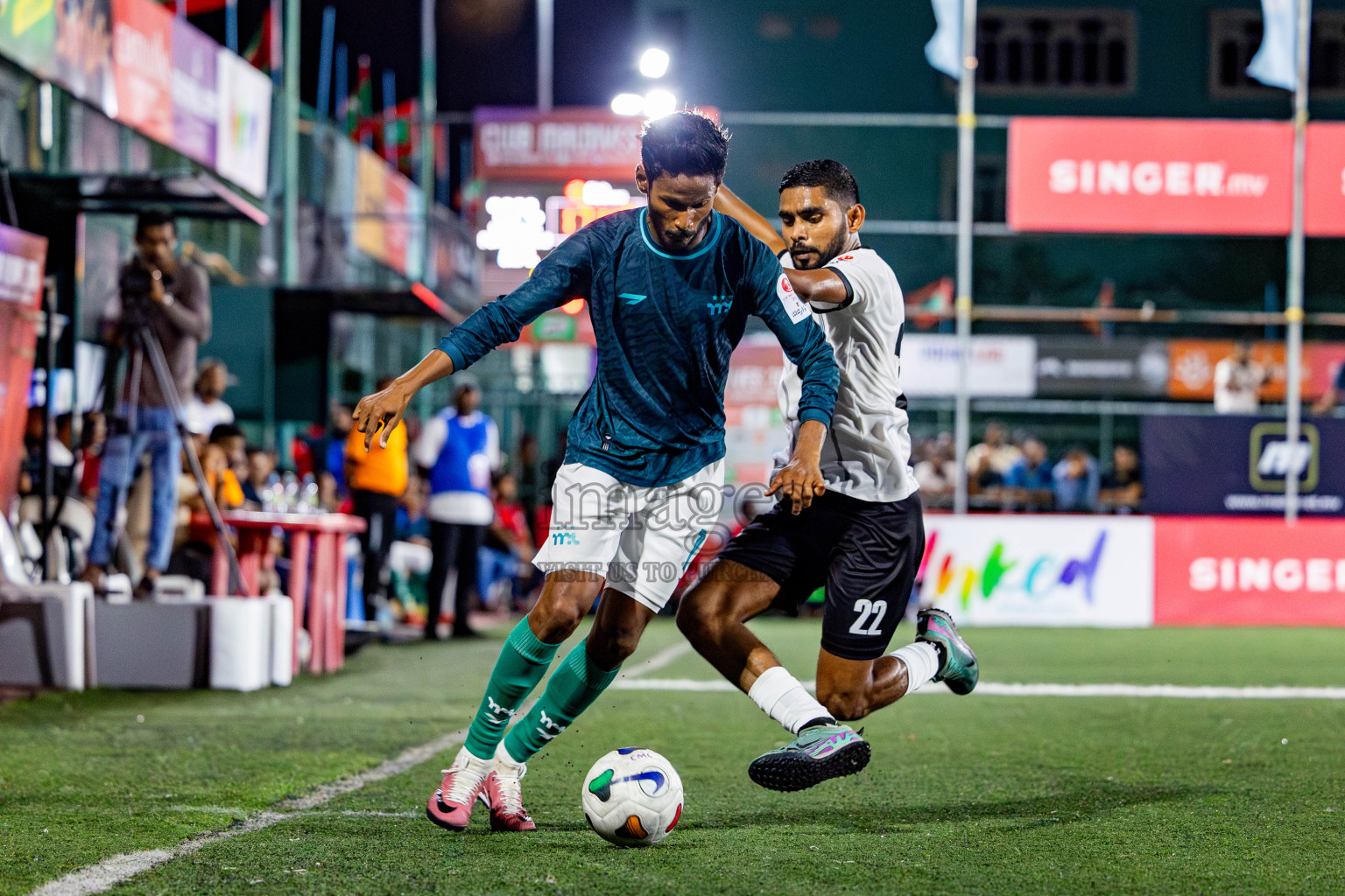 DSC vs MPL in Quarter Finals of Club Maldives Cup 2024 held in Rehendi Futsal Ground, Hulhumale', Maldives on Friday, 11th October 2024. Photos: Nausham Waheed / images.mv