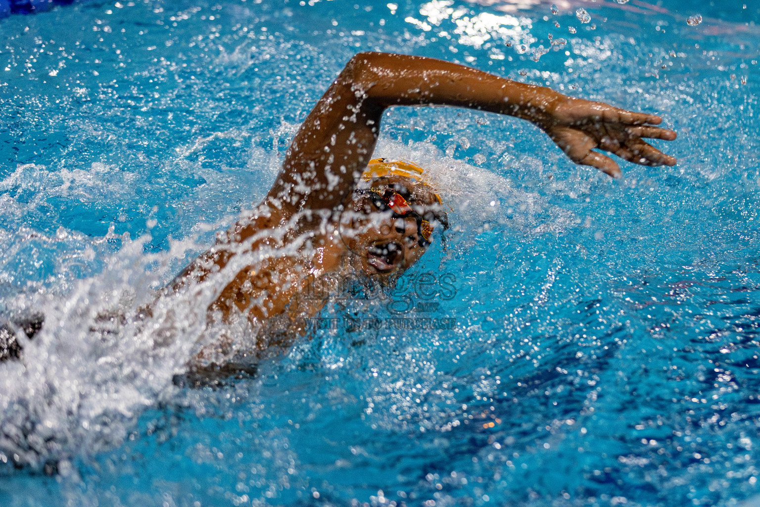 Day 2 of National Swimming Competition 2024 held in Hulhumale', Maldives on Saturday, 14th December 2024. Photos: Hassan Simah / images.mv