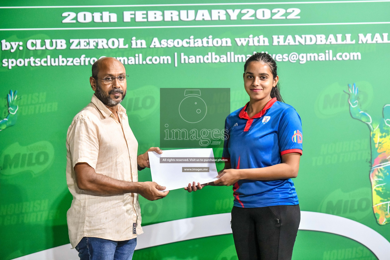 Final of Milo 6th Inter Office Handball Tournament 2022 - Photos by Nausham Waheed