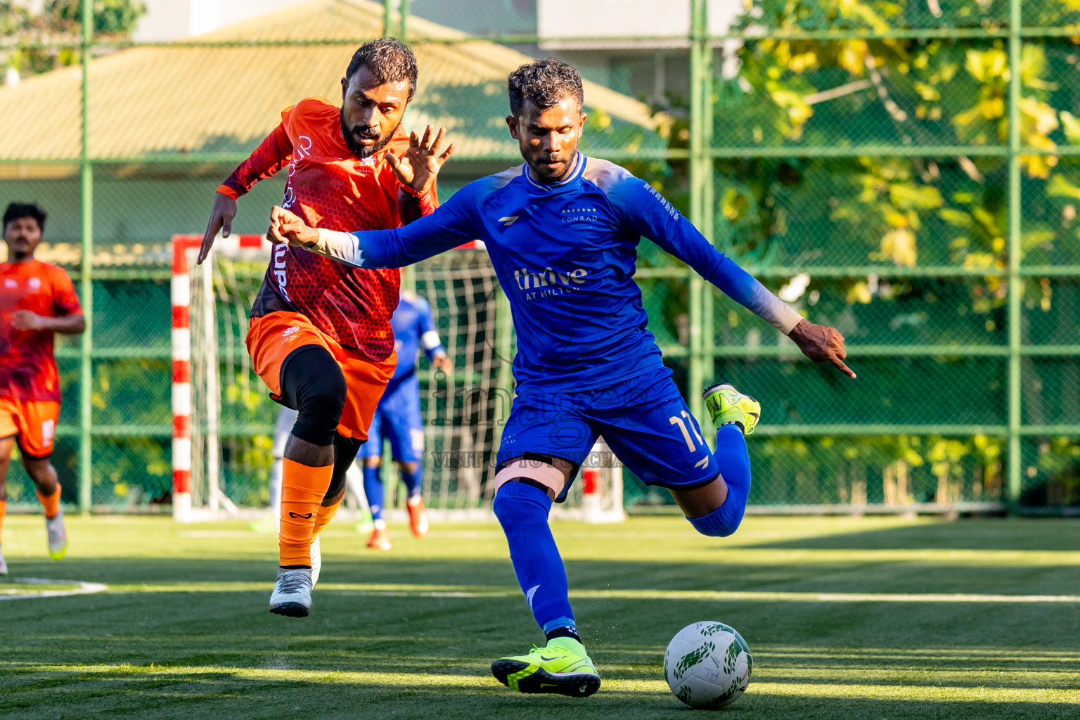 Dhaalu Zone vs Ari Zone in the Leg 2 of Resort Super League 2025 was held on Saturday, 5th July 2025 in Conrad Maldives Rangali Island, Alif Dhaalu Atoll, Maldives. Photos: Nausham Waheed / images.mv