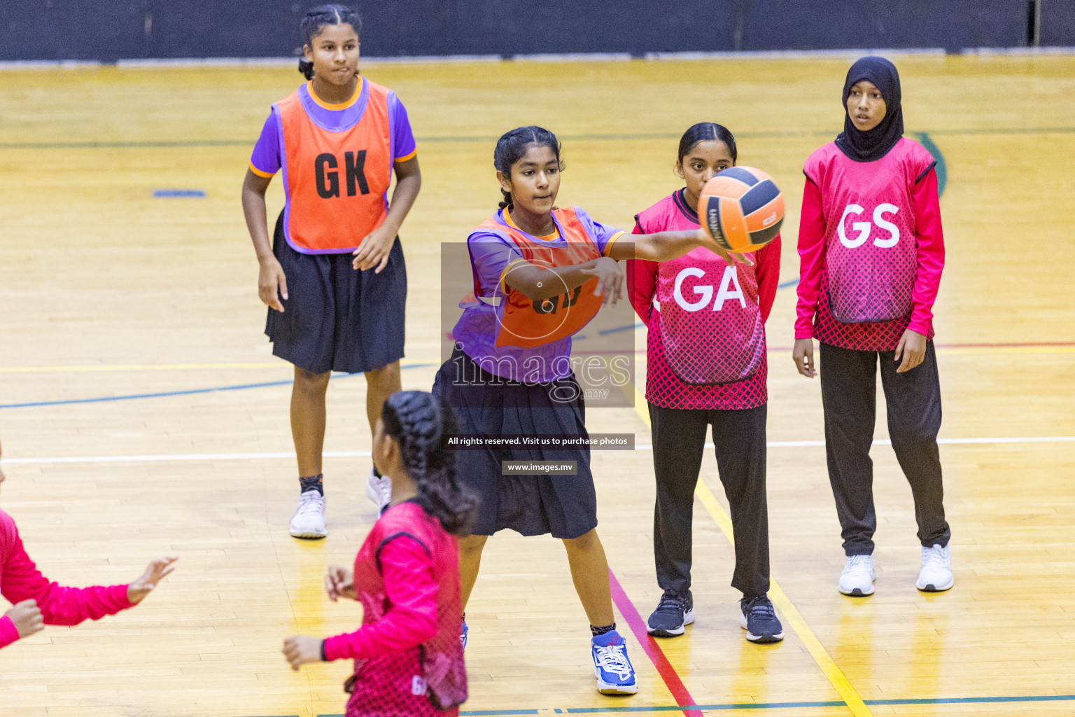 Day5 of 24th Interschool Netball Tournament 2023 was held in Social Center, Male', Maldives on 31st October 2023. Photos: Nausham Waheed / images.mv