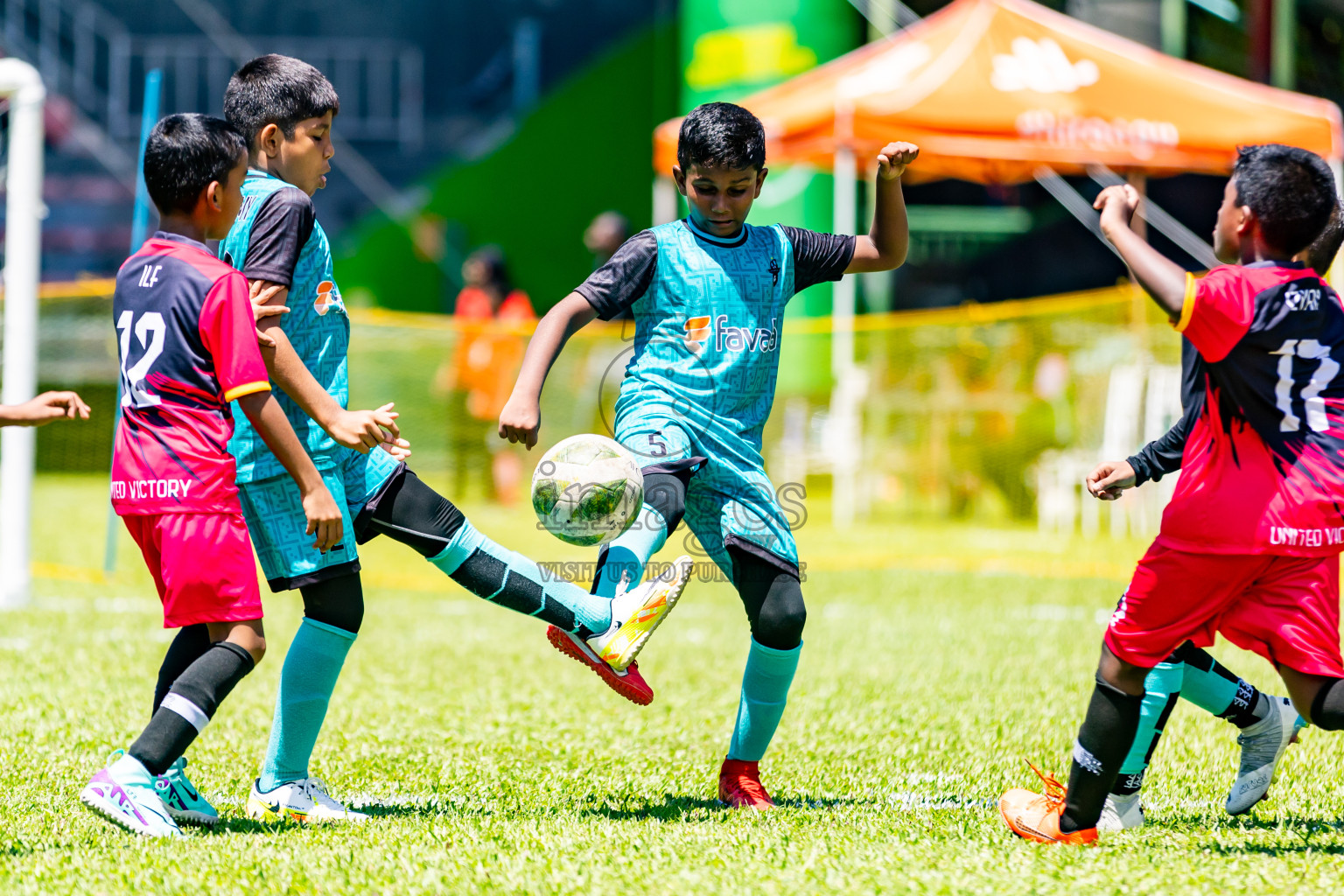 Day 1 of Under 10 MILO Academy Championship 2024 was held at National Stadium in Male', Maldives on Friday, 26th April 2024. Photos: Nausham Waheed / images.mv