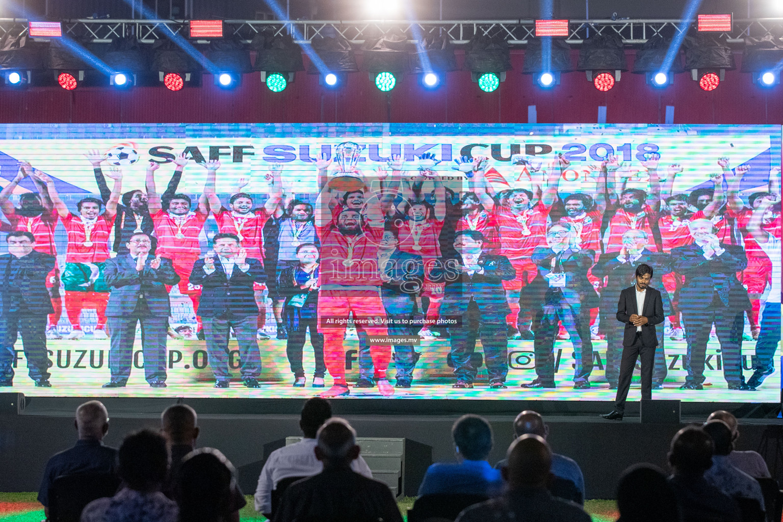 SAFF Championship 2021 Launching event was held in National Stadium, Male', Maldives on Sunday, 12th September 2021. Photos: Ismail Thoriq / images.mv