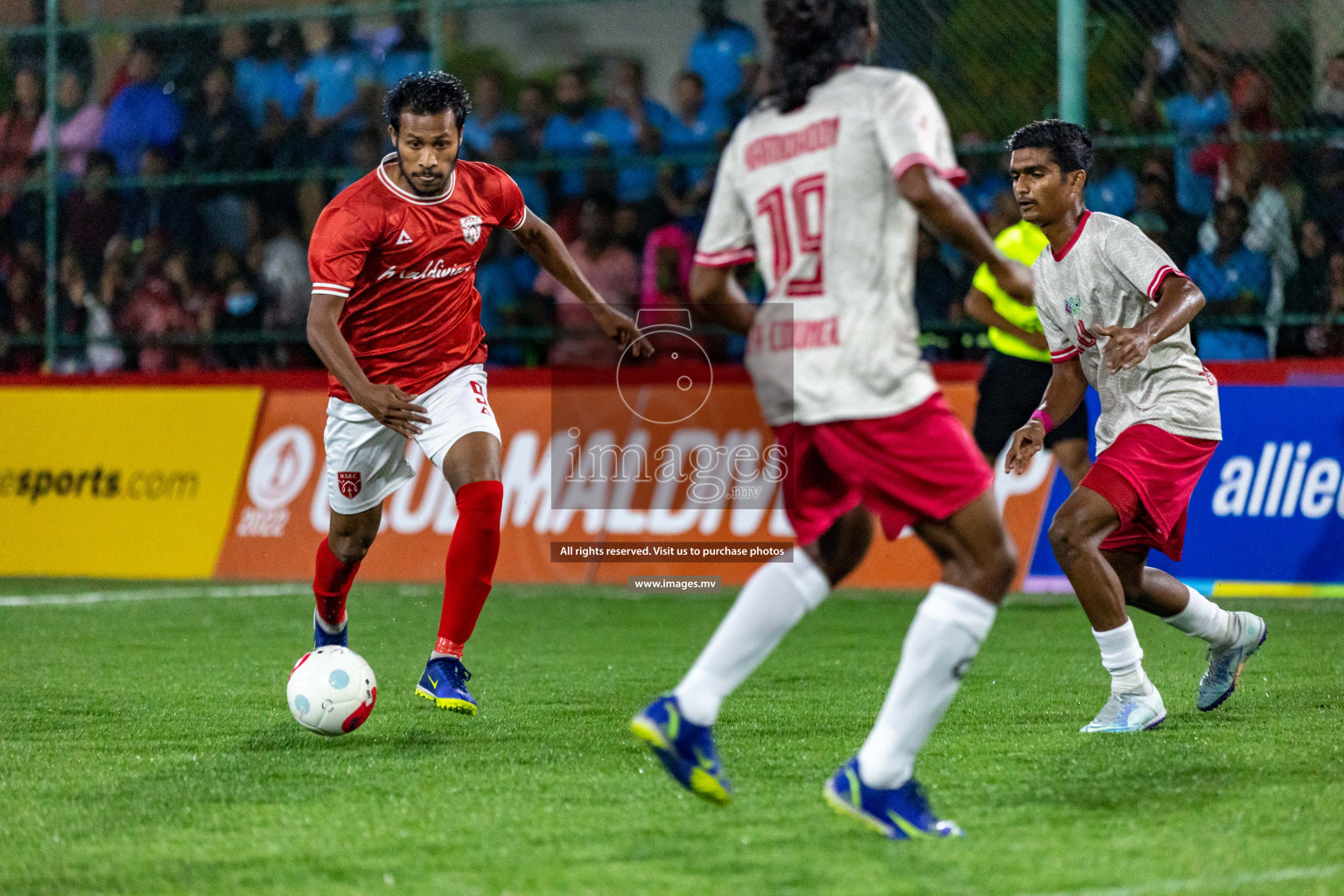 Team MCC vs Maldivian in Club Maldives Cup 2022 was held in Hulhumale', Maldives on Thursday, 13th October 2022. Photos: Ismail Thoriq/ images.mv