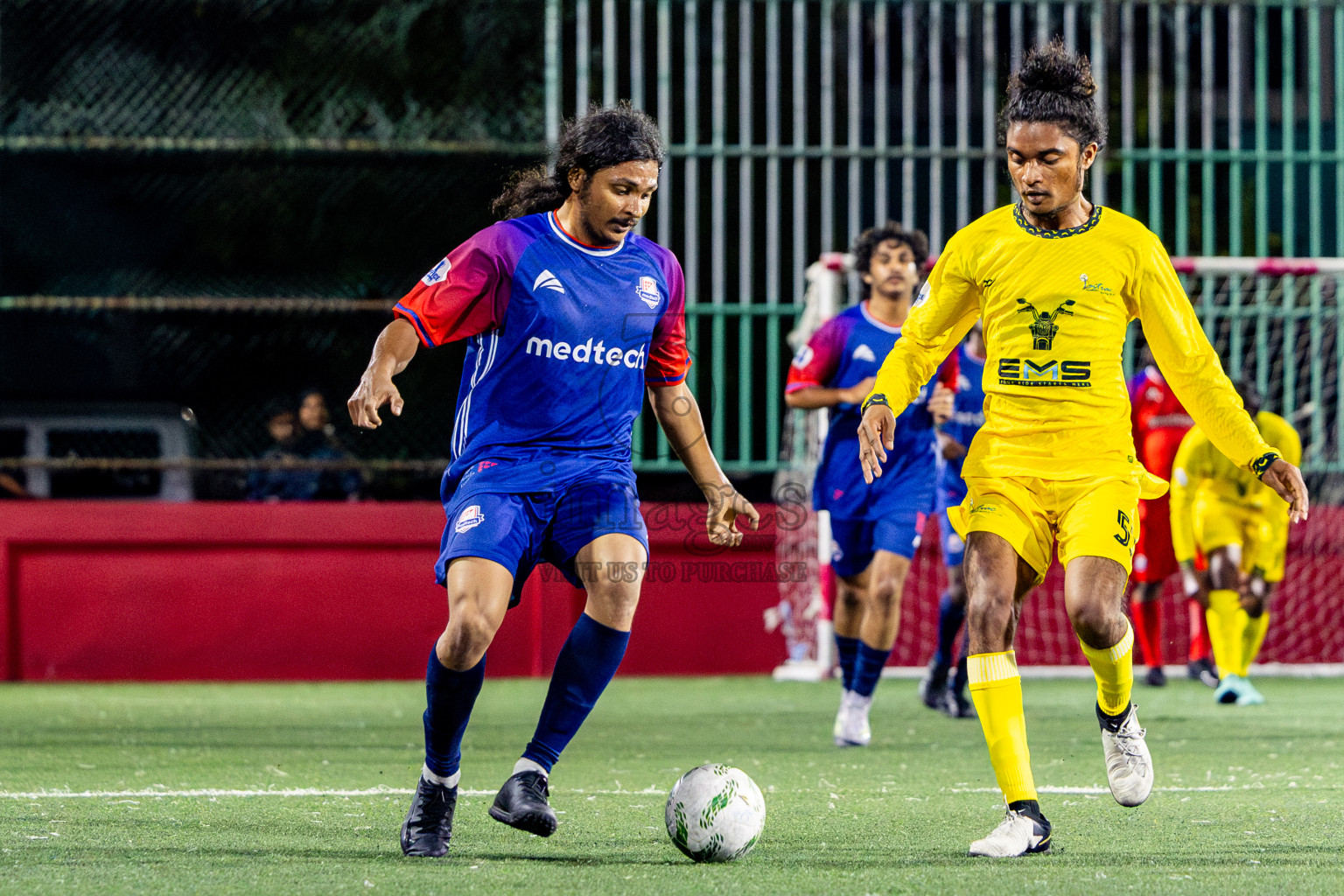 Antrac vs Medtech in Day 6 of Office League 2025 was held on Monday, 21st April 2025 in Hulhumale', Maldives. Photos: Nausham Waheed / images.mv