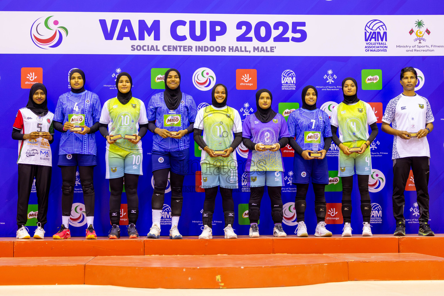 Police Club vs Club Wamco in the Final of Women's Division of VAM Cup 2025 held in Male', Maldives on Thursdsay, 17th April 2025 at Social Center Indoor Hall Photos By: Nausham Waheed / images.mv