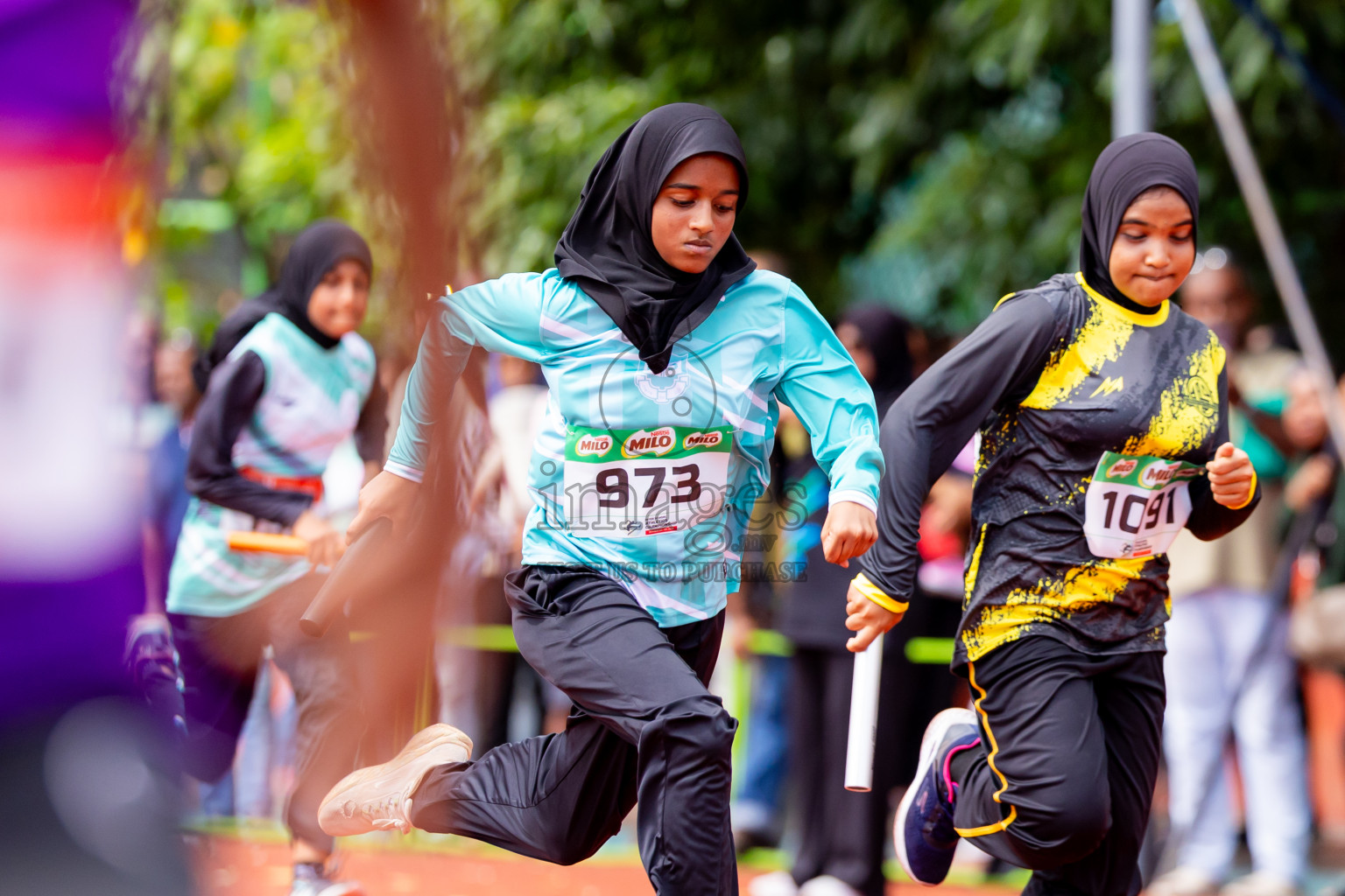 Day 6 of Inter-school Athletics Championship 2025 held in Ekuveni Synthetic Track, Male', Maldives on Sunday, 12th October 2025. Photos by: Nausham Waheed / Images.mv