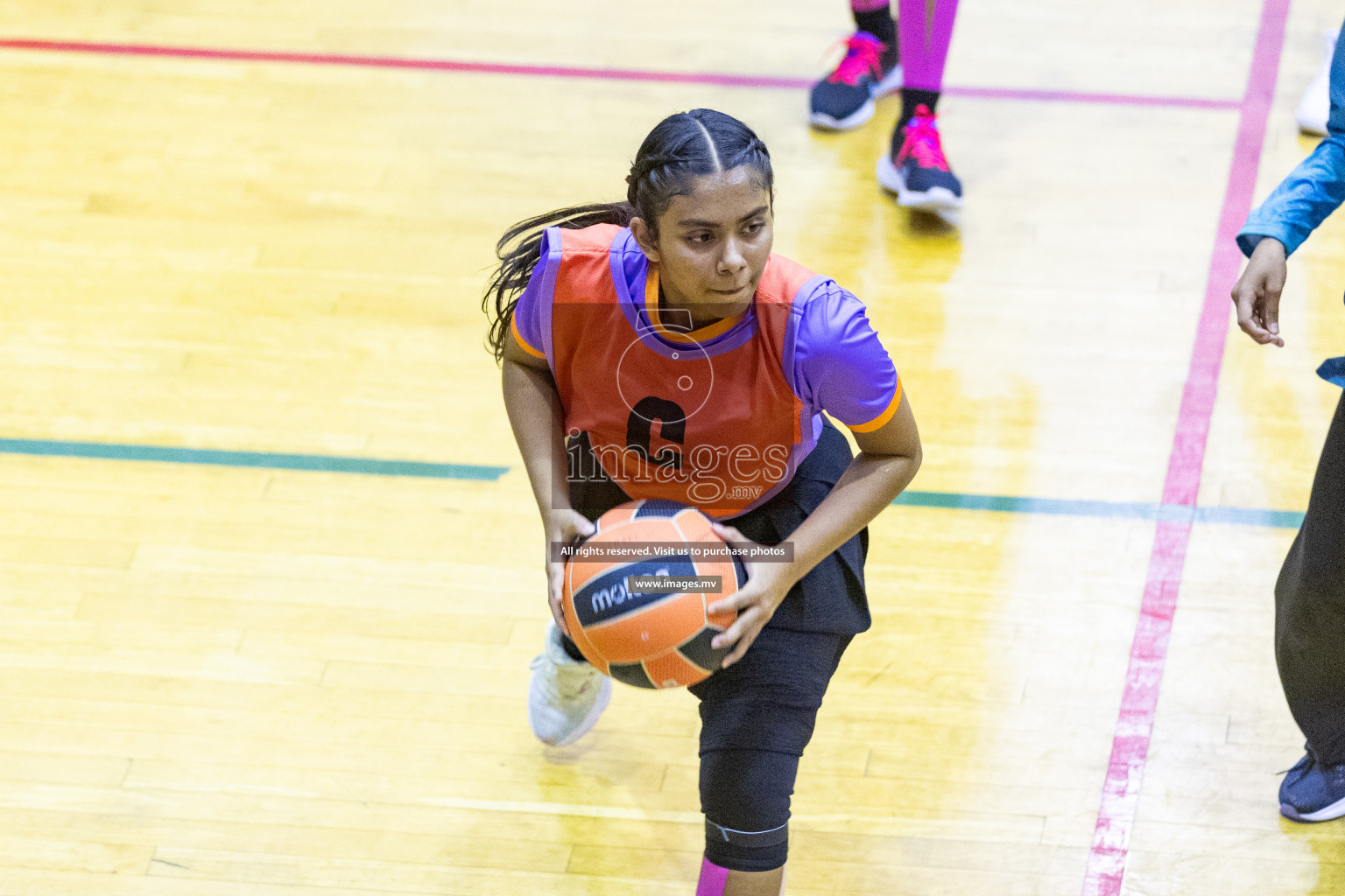 Day6 of 24th Interschool Netball Tournament 2023 was held in Social Center, Male', Maldives on 1st November 2023. Photos: Nausham Waheed / images.mv