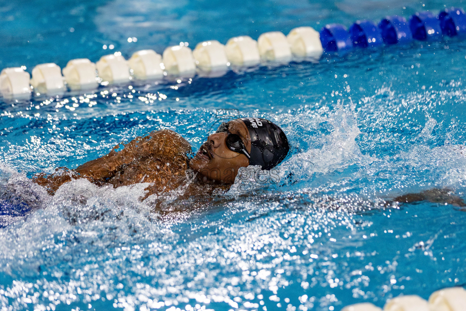 Day 2 of National Swimming Competition 2024 held in Hulhumale', Maldives on Saturday, 14th December 2024. Photos: Hassan Simah / images.mv