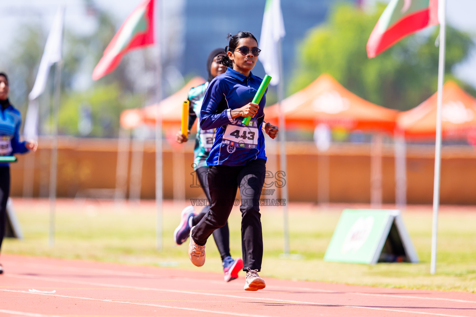 Day 6 of MWSC Interschool Athletics Championships 2024 held in Hulhumale Running Track, Hulhumale, Maldives on Thursday, 14th November 2024. Photos by: Nausham Waheed / Images.mv