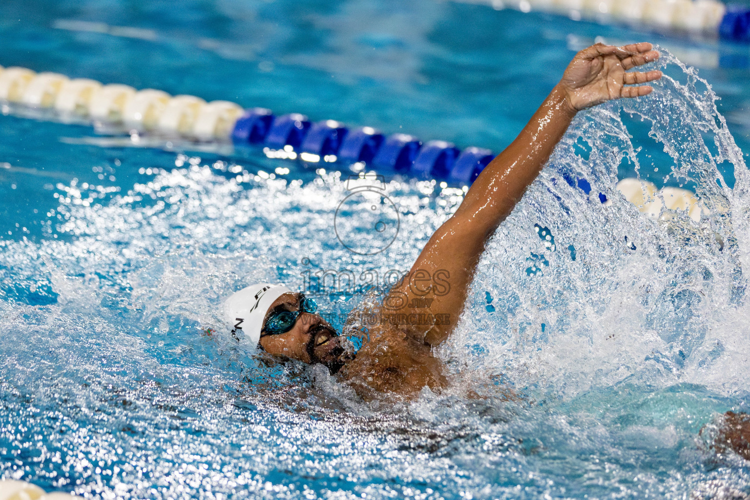 Day 2 of National Swimming Competition 2024 held in Hulhumale', Maldives on Saturday, 14th December 2024. Photos: Hassan Simah / images.mv