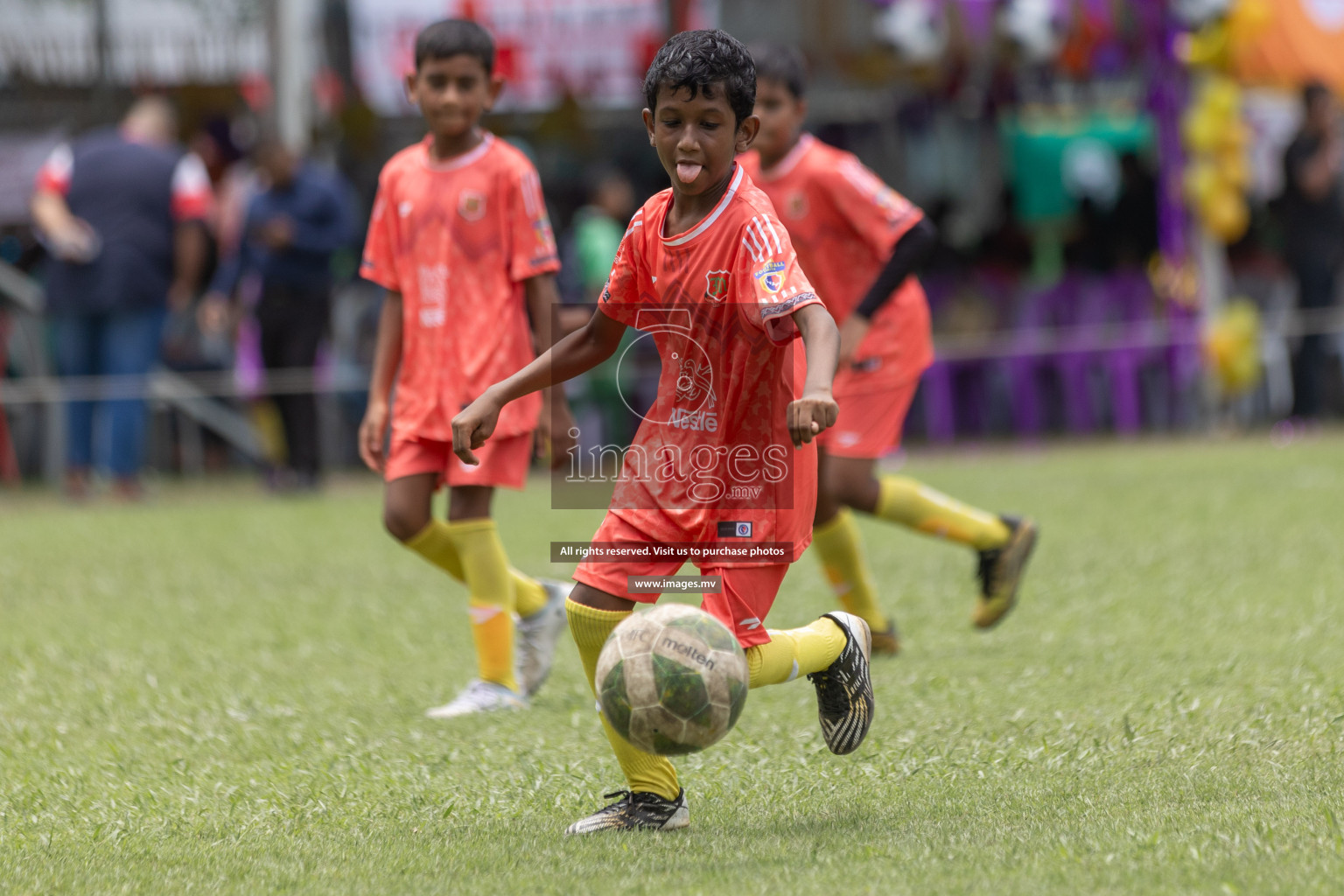 Day 1 of Nestle kids football fiesta, held in Henveyru Football Stadium, Male', Maldives on Wednesday, 11th October 2023 Photos: Shut Abdul Sattar/ Images.mv