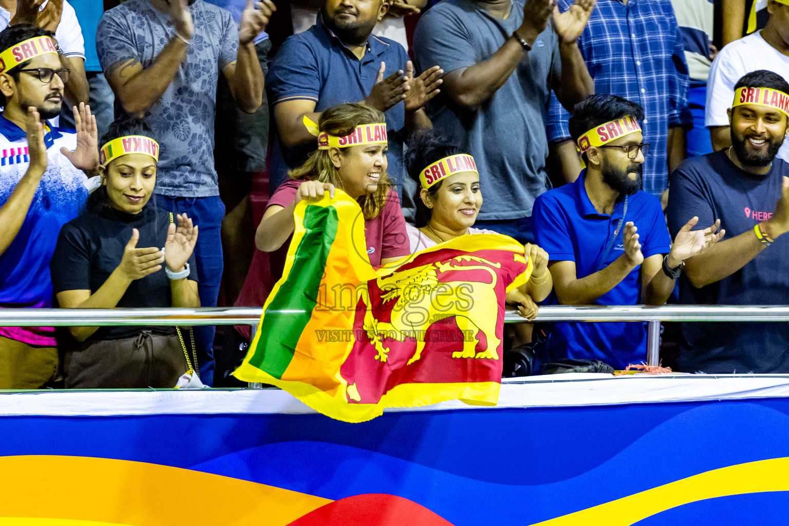 Kyrgyzstan vs Sri Lanka in Day 3 of CAVA U20 Woman's Volleyball Championship 2024 was held in Social Center, Male', Maldives on 20th July 2024. Photos: Nausham Waheed / images.mv