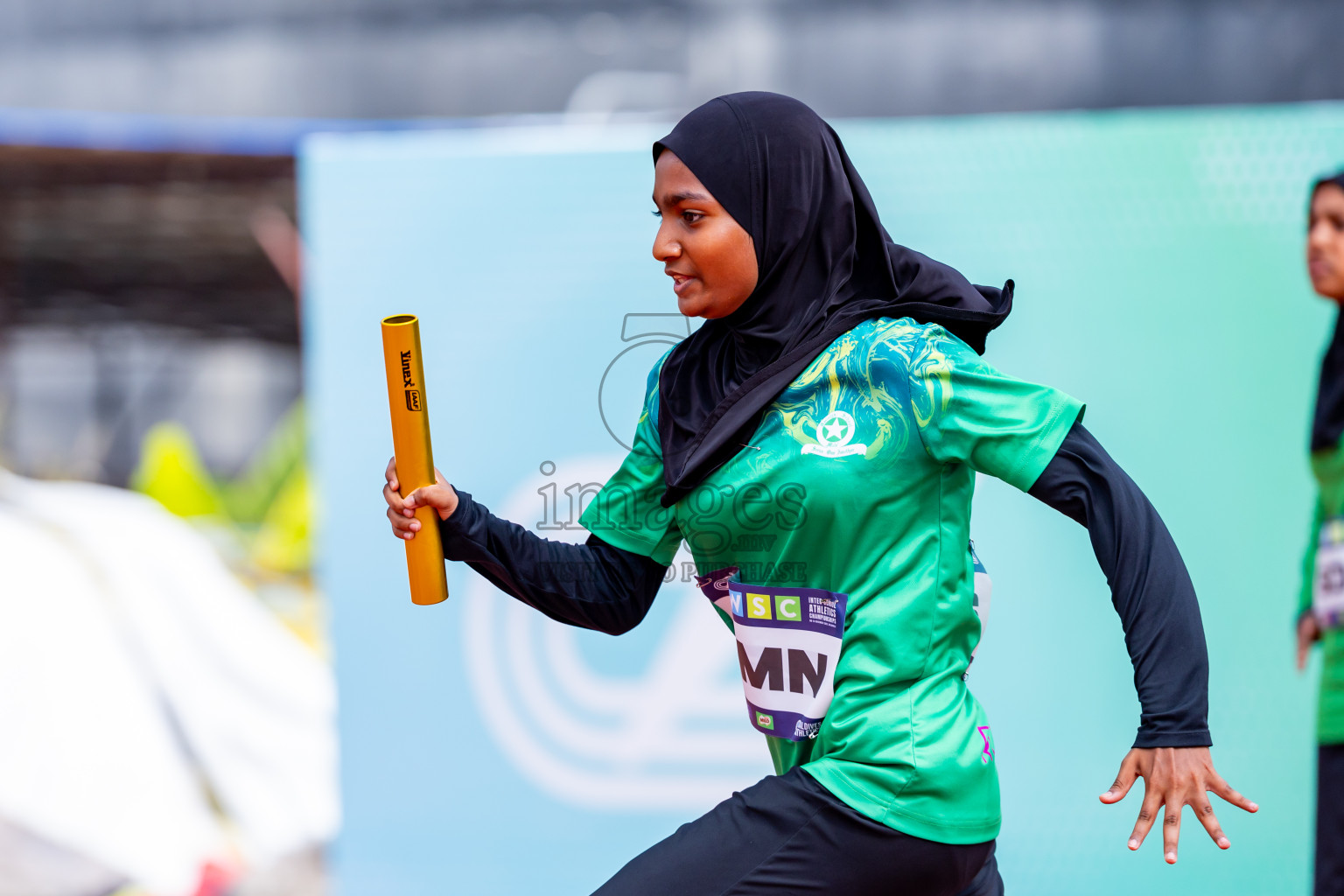 Day 5 of MWSC Interschool Athletics Championships 2024 held in Hulhumale Running Track, Hulhumale, Maldives on Wednesday, 13th November 2024. Photos by: Nausham Waheed / Images.mv