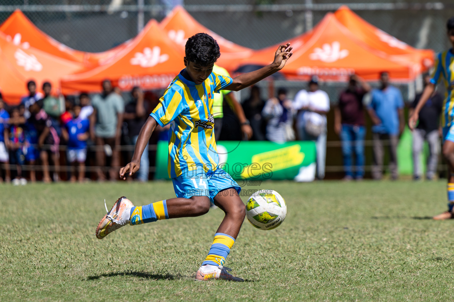 Day 3 of MILO Academy Championship 2024 (U-14) was held in Henveyru Stadium, Male', Maldives on Saturday, 2nd November 2024.
Photos: Hassan Simah / Images.mv