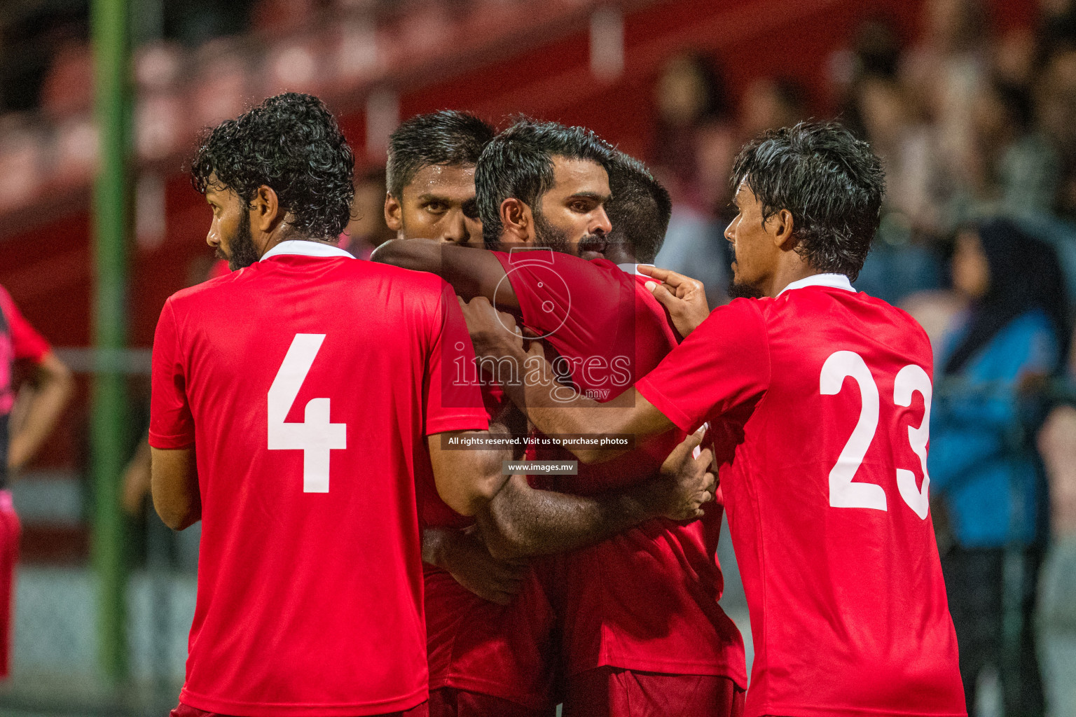 Maldives vs Bangladesh Friendly Match 24 Mar 2022 at Galolhu Rasmee Stadium Malé photos by Nausham Waheed