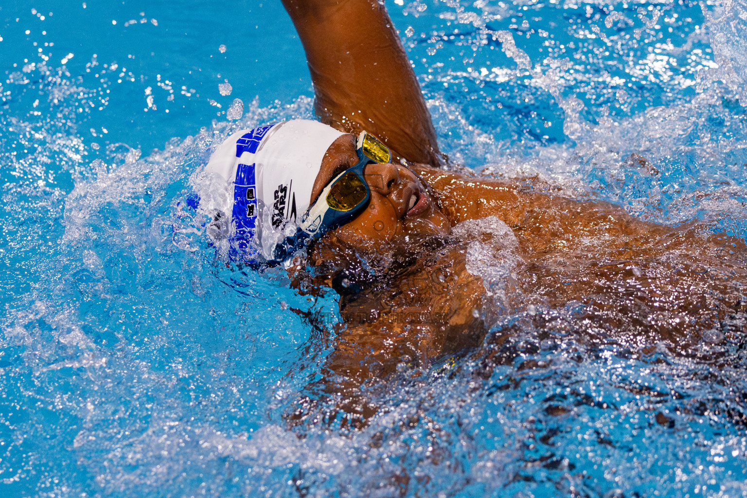 Day 1 of BML 5th National Swimming Kids Festival 2024 held in Hulhumale', Maldives on Monday, 18th November 2024. Photos: Nausham Waheed / images.mv