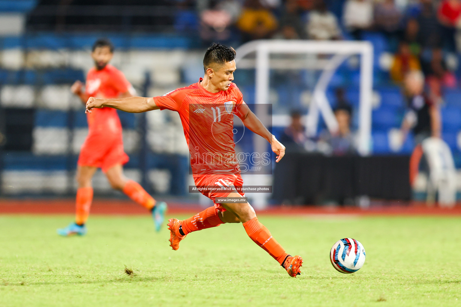 Nepal vs India in SAFF Championship 2023 held in Sree Kanteerava Stadium, Bengaluru, India, on Saturday, 24th June 2023. Photos: Nausham Waheed, Hassan Simah / images.mv