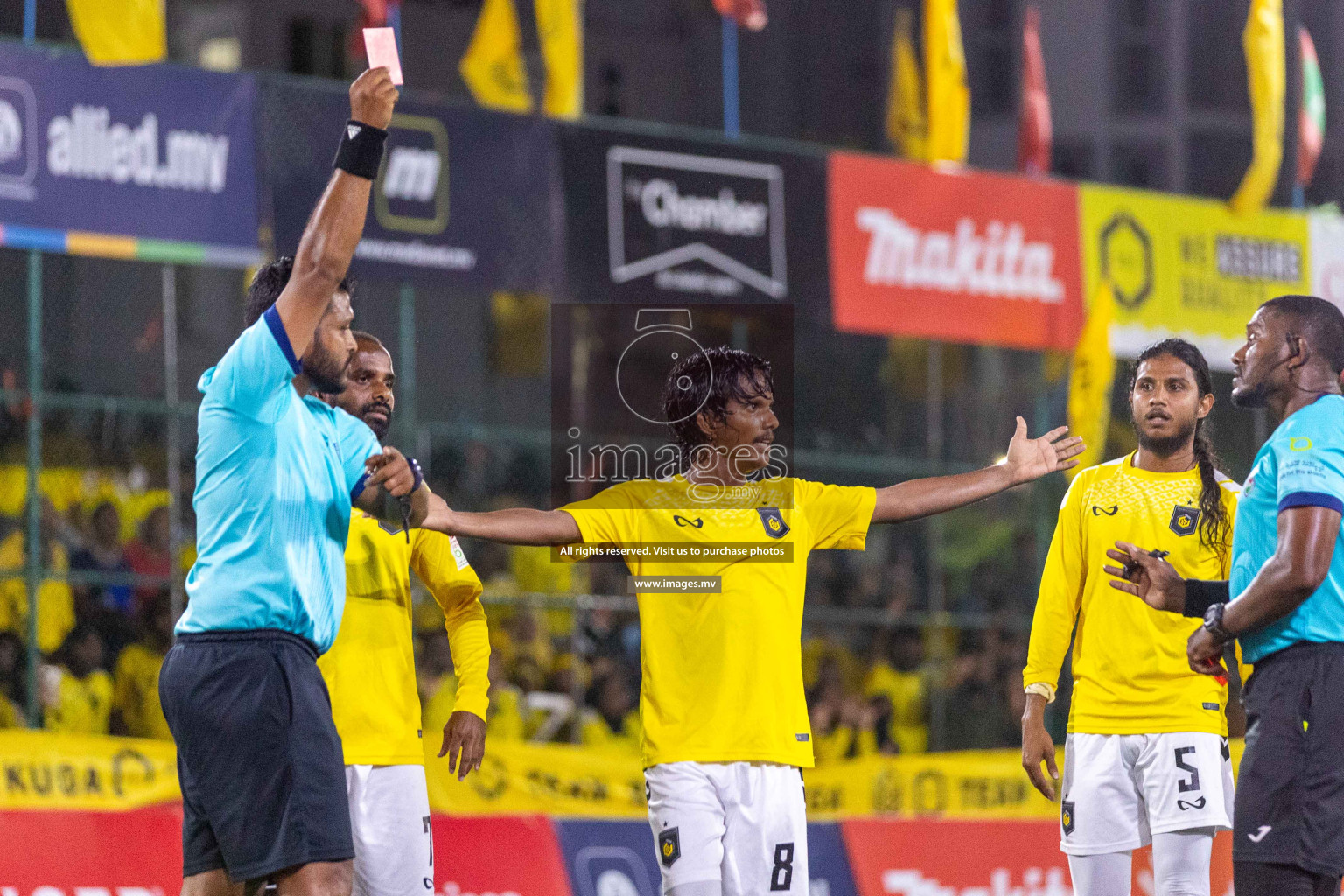 RRC vs Team FSM in Semi Final of Club Maldives Cup 2023 held in Hulhumale, Maldives, on Wednesday, 16th August 2023
Photos: Ismail Thoriq / images.mv