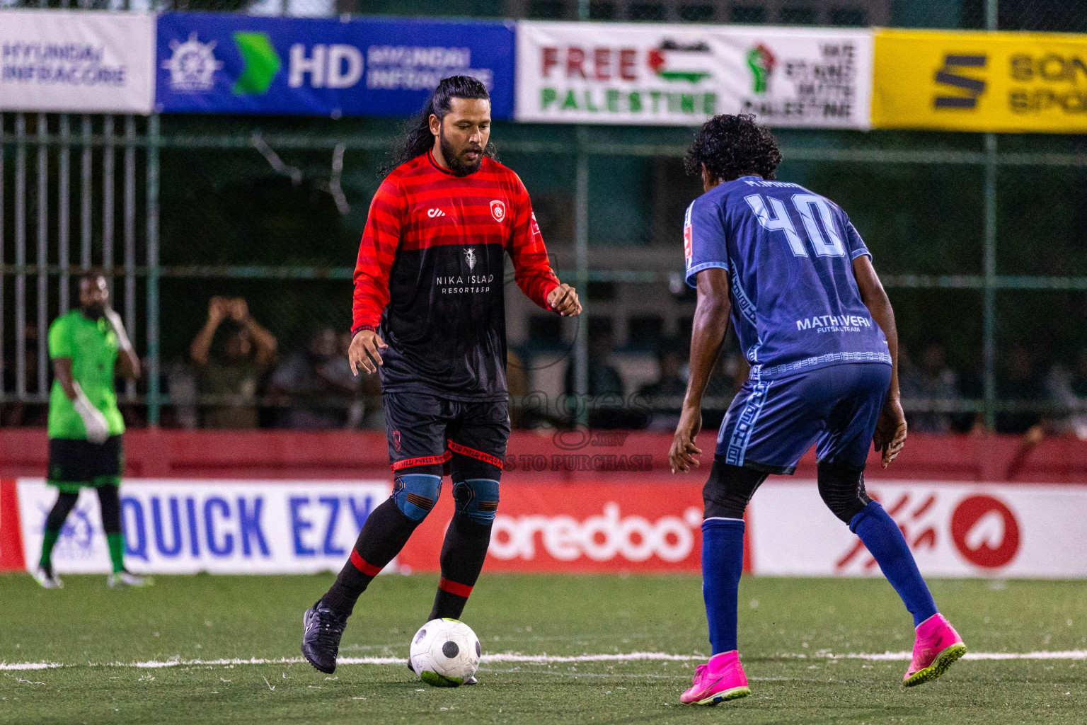 AA Mathiveri vs AA Bodufolhudhoo in Day 6 of Golden Futsal Challenge 2024 was held on Saturday, 20th January 2024, in Hulhumale', Maldives
Photos: Ismail Thoriq / images.mv