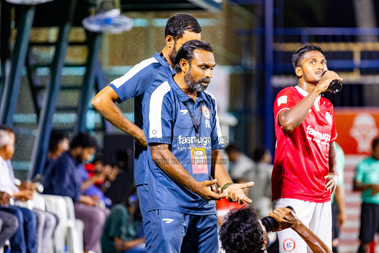 CC Sports Club vs FC Marlins in Day 2 of Eydhafushi Futsal Cup 2024 was held on Tuesday, 9th April 2024, in B Eydhafushi, Maldives Photos: Nausham Waheed / images.mv