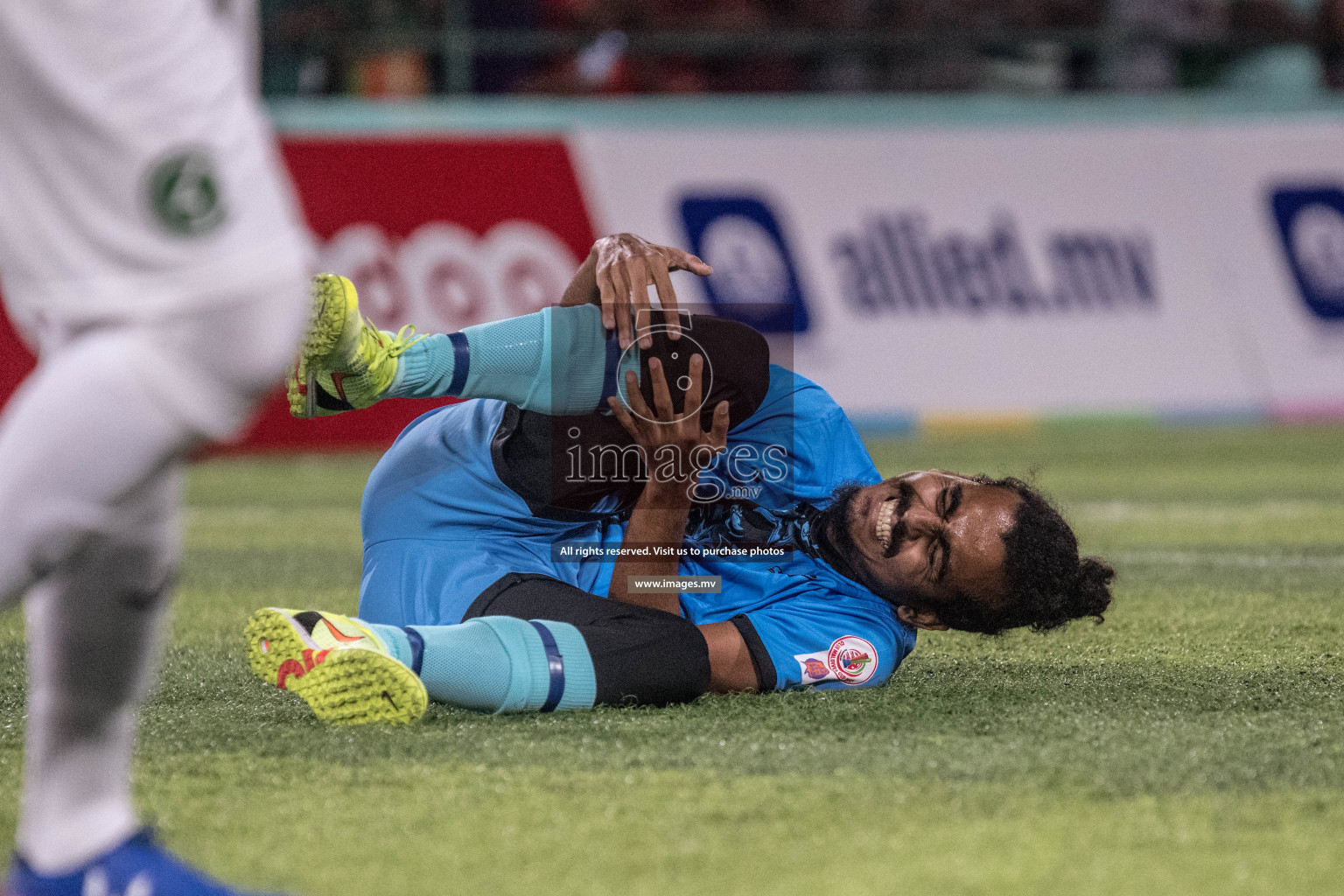 Team FSM vs Club HDC in the Quarter Finals of Club Maldives 2021 held at Hulhumale;, on 12th December 2021 Photos: Nausham Waheed